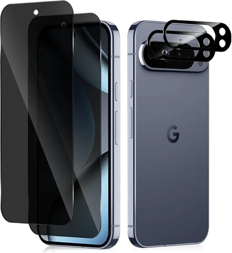 Vista 12 de Privacy Screen Protector for Samsung Galaxy Z Fold 8 Lens Protector [2+2] 9H Hardness Tempered Glass Protective Film + Camera Lens Protector