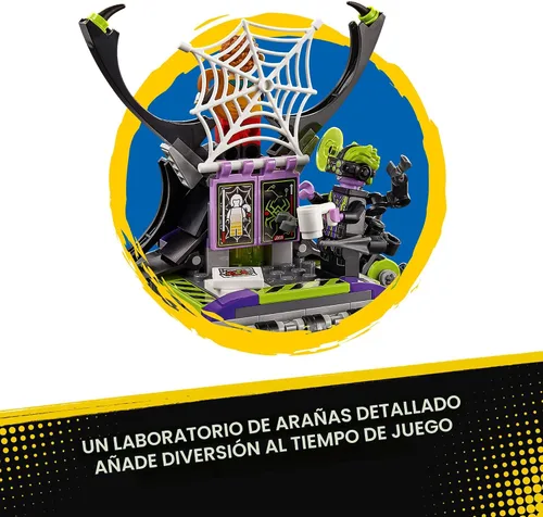 Vista 4 de LEGO Monkie Kid Spider Queen 80022 Kit de construcción de base aracnoidea (1,170 piezas)
