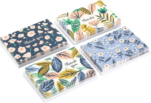 Vista 7 de Hallmark Surtido de Tarjetas de Agradecimiento, Flores Rústicas y Surtido de Tarjetas de Agradecimiento, Florales Pintados