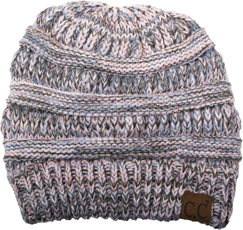 Vista 333 de C.C Trendy Warm Chunky Soft Stretch Cable Knit Beanie
