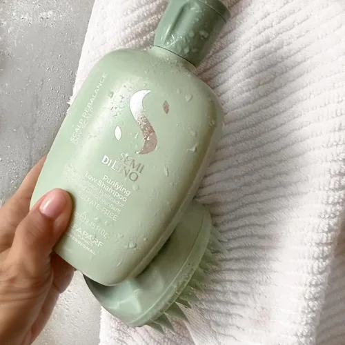 Vista 7 de Alfaparf Milano Semi Di Lino Scalp Rebalance Shampoo para cuero cabelludo seco - Champú sin sulfato - Para exceso de grasa y escamas - Calidad