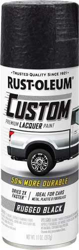 Vista 19 de Rust-Oleum 340569 Pintura en aerosol de laca personalizada para automóviles, 11 oz, gris plateado mate
