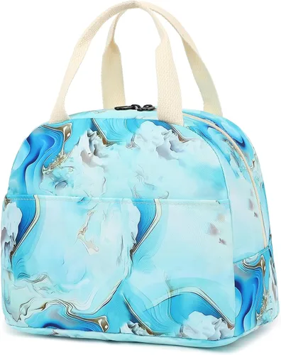 Vista 8 de Lonchera aislada con aguacate para mujeres, lonchera reutilizable para el trabajo, escuela, picnic, viajes