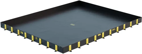 Vista 25 de Justrite Rigid-Lock QuickBerm®, 4' x 6' x 12