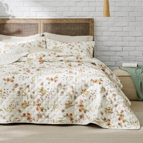 Vista 18 de Bedsure Colcha costera tamaño Queen – Ropa de cama reversible de verano y playa, colcha ligera de microfibra, colcha azul y blanca para todas