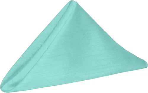 Vista 21 de Ultimate Textile -1 docena - Reversible Shantung Satin - Majestic - Servilletas de tela Majestic de 20.0 x 20.0 in, color azul bígaro Periwinkle