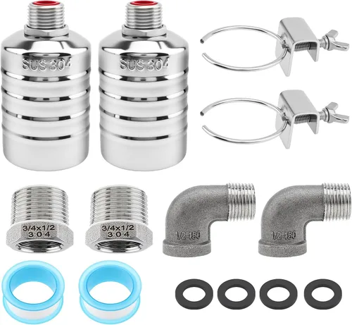 Vista 12 de Válvula de flotador 1/2 pulgada a 3/4 pulgadas NPT Auto Apagado Válvula