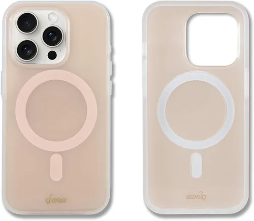 Vista 121 de Sonix x Barbie Funda para iPhone 15 Pro Compatible con MagSafe Probada para caídas de 10 pies Golden Hour