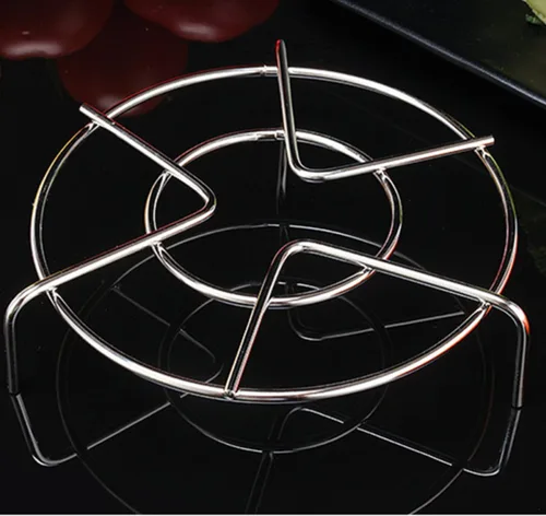 Vista 2 de 3 Piece Steamer Basket Rack Set, Divider Rack Stainless Steel