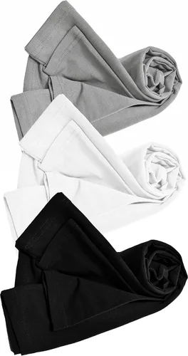 Vista 36 de Natural Uniforms Camiseta Under Scrub para mujer, cuello redondo, manga larga, paquete de 3, paquete múltiple de 3