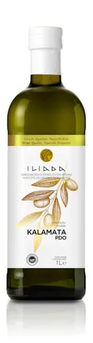 Vista 2 de Iliada Kalamata - Aceite de oliva virgen extra griego, botellas de vidrio de 17 onzas (paquete de 3)