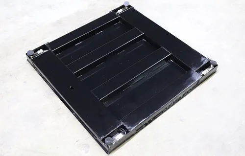 Vista 2 de SellEton SL-4x4-10k-NN - Báscula de suelo/paleta/almacén/industrial, 48 x 48 pulgadas, 10,000 lb x 1 lb