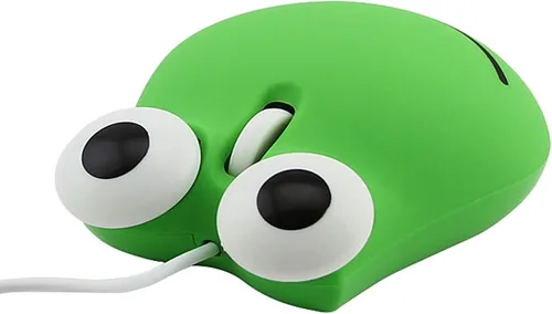 Vista 11 de elec Space Ratón con cable, lindo animal con forma de delfín, ratón óptico con cable USB para computadora de escritorio, laptop, 3 botones, cable
