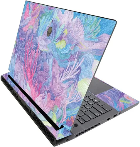 Vista 412 de MightySkins - Skin brillante con purpurina para Alienware M17 R3 (2020) y M17 R4 (2021) - Diversión de los años 90 Acabado duradero con purpurina