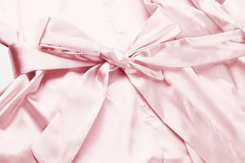 Vista 4 de sunshinemall Bata kimono de satén para mujer con diamantes de imitación para novia, dama de honor, vestido corto de preparación para boda