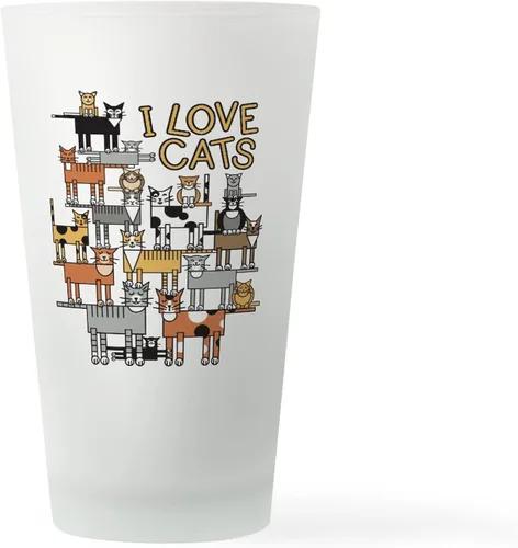 Vista 19 de CafePress Otro Black Cat - Vaso de pinta, 16 onzas Transparente - Otro vaso de pinta de gato negro