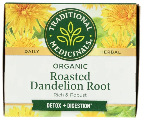 Vista 6 de Traditional Medicinals, Raíz de diente de león tostado con té orgánico, 16
