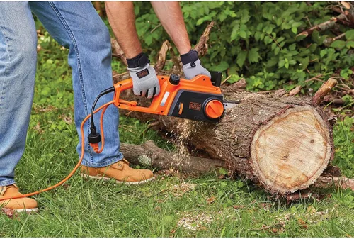 Vista 8 de BLACK+DECKER CS1216 motosierra con cable de 12 A y 16 pulgadas