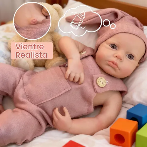 Vista 4 de OtardDolls Muñeca de bebé reborn de 18 pulgadas Muñecas de bebé reborn realistas Muñecas de silicona completas Muñecas de bebé recién nacidas