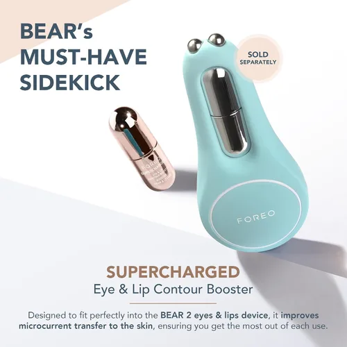 Vista 5 de FOREO SUPERCHARGED - Suero potenciador de contorno de ojos y labios, gel conductor, suero de niacinamida, suero antienvejecimiento, tratamiento