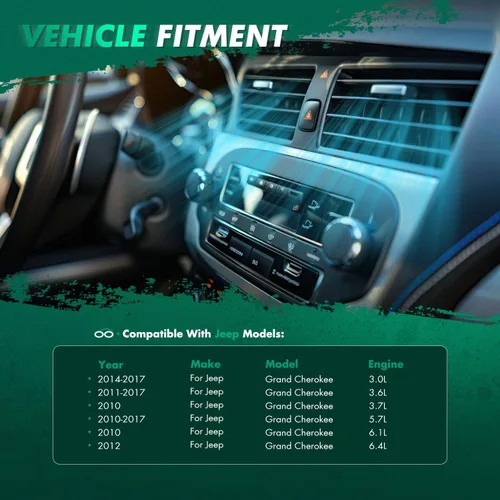 Vista 2 de SCITOO Repuesto de actuador de puerta de mezcla de calentador HVAC para Dodge para Durango 2011-2017, para Jeep para Grand Cherokee 2011-2017