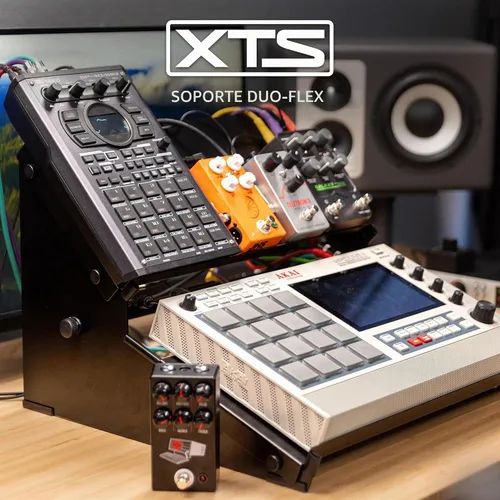 Vista 4 de XTS Duo-Flex - Soporte de sobremesa, 2 niveles para pedales FX
