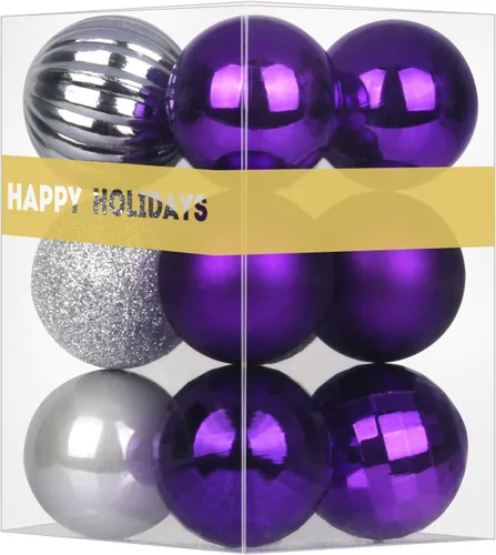 Vista 76 de Esferas pequeñas de Navidad de bronce y dorado de 1.6 pulgadas, adornos para decoración de árbol de Navidad, bolas colgantes inastillables