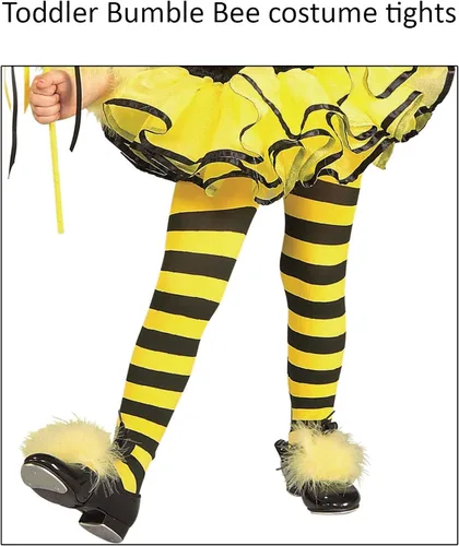 Vista 2 de Rubie's Costume Co - Bumble Bee Tights - Child