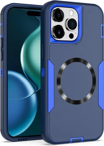 Vista 26 de Diseñada para iPhone 14 Pro, protección magnética contra caídas resistente, compatible con MagSafe, a prueba de polvo, no se decolora, no se pone