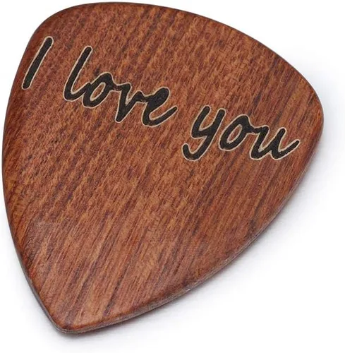 Vista 18 de Albertband Regalos personalizados para padres, soporte de púas de guitarra de madera, fotos de guitarra con estuche, púas de guitarra fina, 3