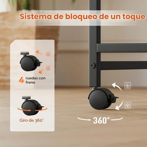 Vista 6 de Mericonia Escritorio de computadora, escritorio de juegos para espacios pequeños, mesa moderna de estilo simple para oficina en casa, mesa de Negro