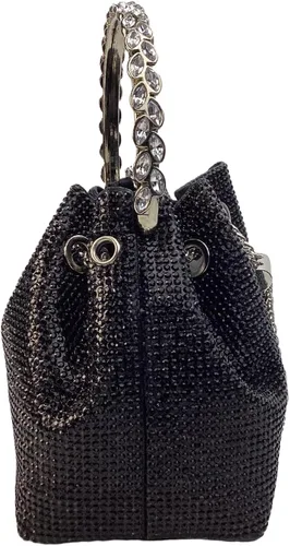 Vista 8 de Bolsas de diamantes de imitación para mujer, bolso de mano con lentejuelas brillantes, bolso de noche para boda, cóctel, graduación, fiesta, club