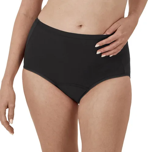 Vista 2 de Hanes Ropa Interior de Confort, Período. Calzoncillos, Super Resistente a Fugas Posparto y Período, Pack de 3