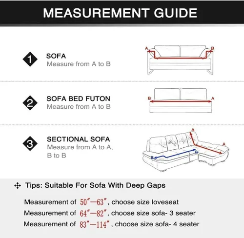 Vista 2 de HOOBUY Funda de sofá estampada, Funda elástica para sillón, funda de sofá biplaza con patrones para sillón con cojines de 2 plazas, Juego de sofá Bd
