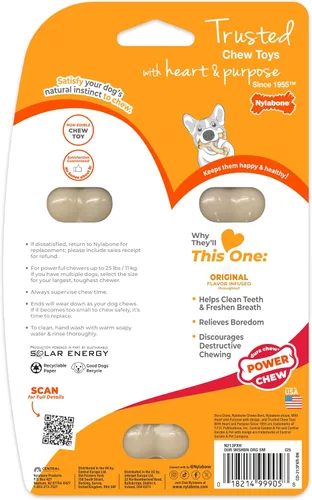 Vista 9 de Nylabone Wishbone Power Chew - Juguete masticable para perros pequeños de hasta 25 libras