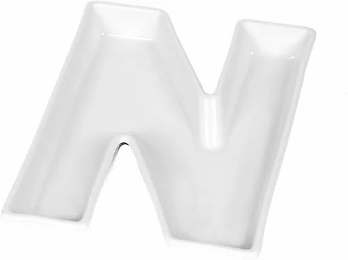 Vista 13 de Coffeezone - Plato de cerámica para dulces y nueces, decoración para bodas y fiestas, Blanco