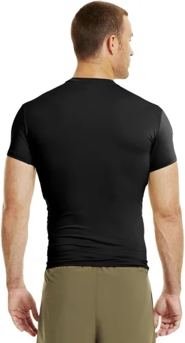 Vista 2 de Under Armour HeatGear - Camiseta de compresión táctica de manga corta para hombre