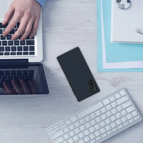 Vista 7 de GOOSPERY Parachoques magnético para puerta compatible con Galaxy Note 10, estuche tipo billetera con tarjetero, cierre automático por iman, funda