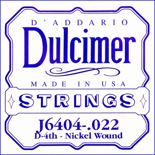 Vista 2 de D'Addario J6401 Dulcimer de acero liso Cuerda simple, .012