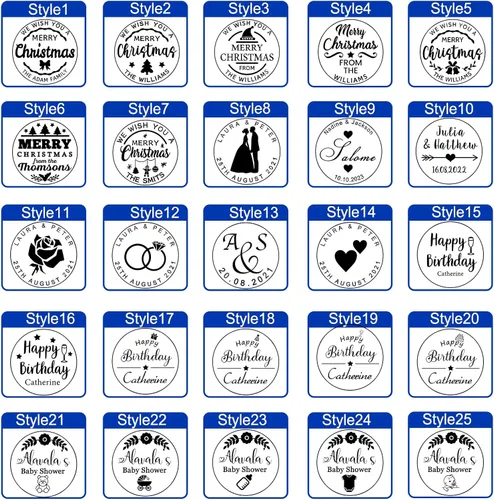 Vista 2 de Sello de galletas personalizado con nombre, sellos de galletas personalizados para parejas, cortadores para hornear, fondant, relieve, cupcakes