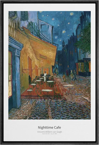 Vista 39 de SIGNWIN Lienzo enmarcado para pared, diseño de Vincent Van Gogh, un par de amantes, naturaleza, ilustraciones de área silvestre, bellas artes