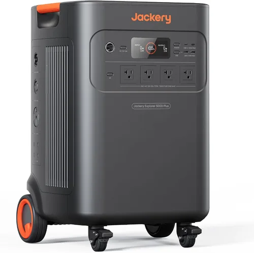 Vista 17 de Jackery Generador solar 5000 Plus y paneles de 2x200W, 5040Wh, salida de CA