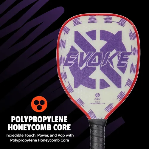 Vista 2 de Onix Palas de pickleball Legacy - Evoke XL y lágrima, React, Inferno, Voyager, Summit