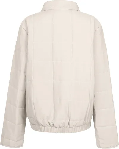 Vista 4 de RUIY Chaquetas de otoño e invierno para mujer, con cremallera, de forro polar, ligeras, cómodas, elegantes