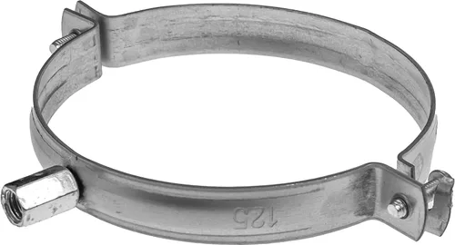 Vista 11 de Colgador de tubo galvanizado de 3 pulgadas con goma - Abrazadera de montaje de conducto - Soportes de tubo de PVC - Abrazaderas de tubo de metal