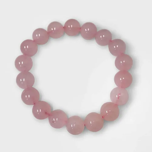 Vista 195 de Gem Avenue Handmade Round Bead Stretch Bracelet Unisex Natural Stone Beaded Jewelry for Men & Women, Elastic Wristband for Daily Wear