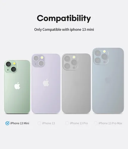 Vista 6 de GOOSPERY Protector de pantalla con protector de lente de cámara compatible con iPhone 13 Mini [2+2 unidades] Vidrio templado HD transparente