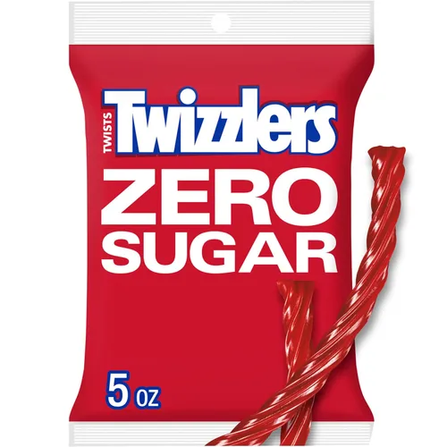 Vista 10 de TWIZZLERS Twists de fresa sin azúcar (bolsa de 5 onzas) (paquete de 2)