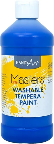 Vista 38 de Handy Art Little Masters - Pintura lavable, 16 onzas, color negro Bright & Mixable, High Opacity, Washable Colors for Classroom, Students, Kids