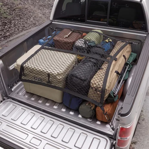 Vista 5 de Truck Cargo & Tailgate Net Set for 2013-2026 Silverado Sierra 1500-3500HD